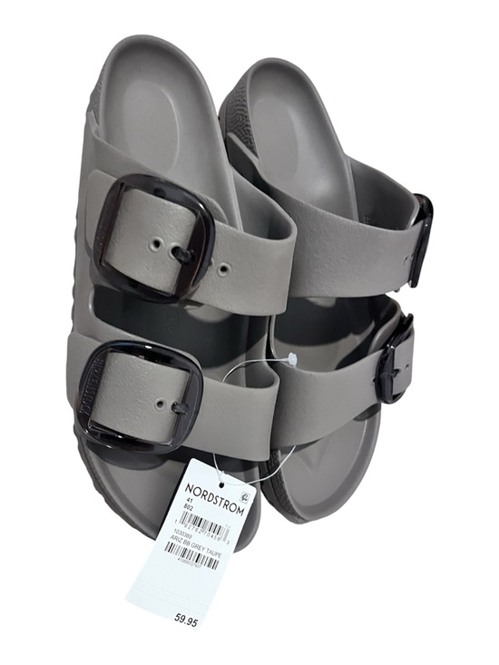 Birkenstock Shoes - New Birkenstock EVA Slide Sandals Tan Brown Khaki Size 10